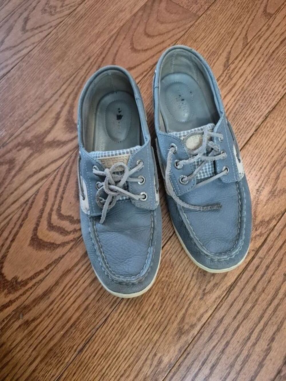 Women's Grey Sperrys 7.5